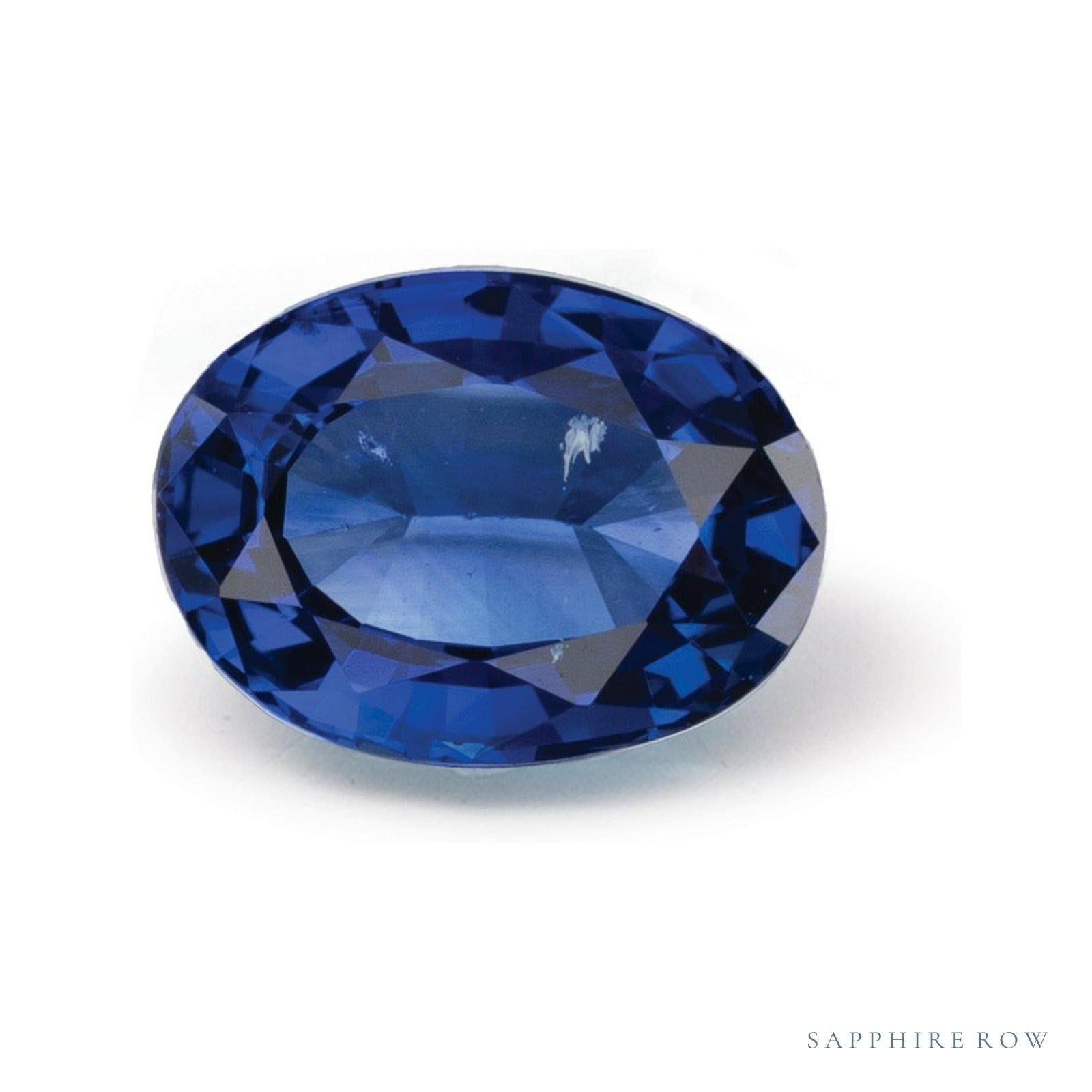 1.80 ct natural blue sapphire from Sri Lanka, oval cut | Sapphire Row · cut4