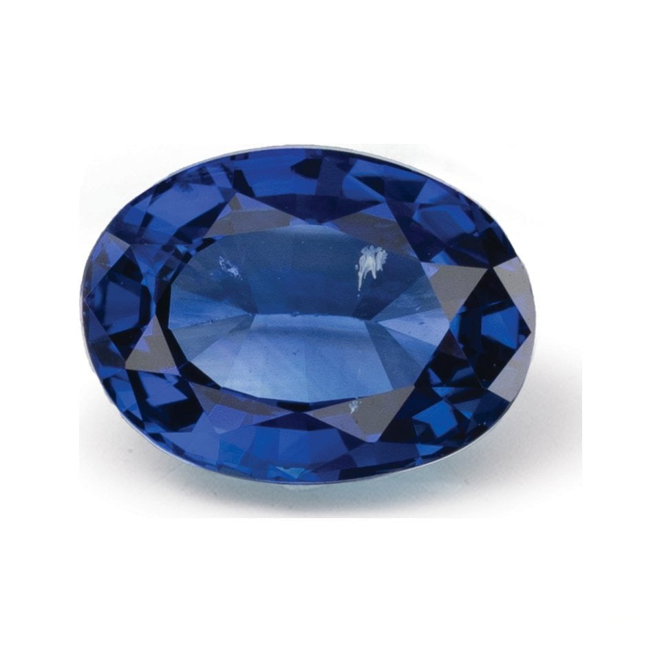 1.80 ct natural blue sapphire from Sri Lanka, oval cut | Sapphire Row · cut7