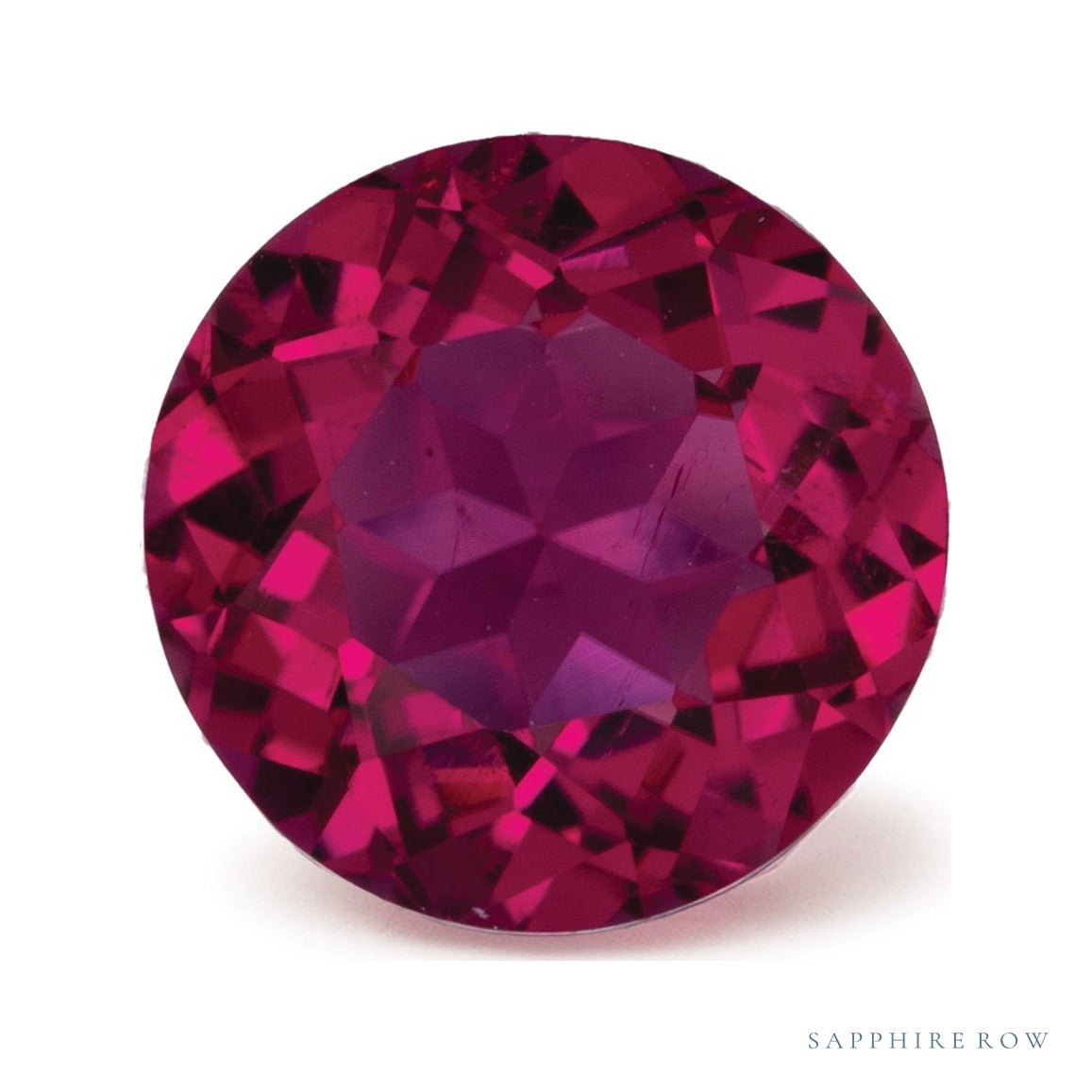 1.80 ct natural pink tourmaline from Nigeria, round cut | Sapphire Row · cut4 · cut5