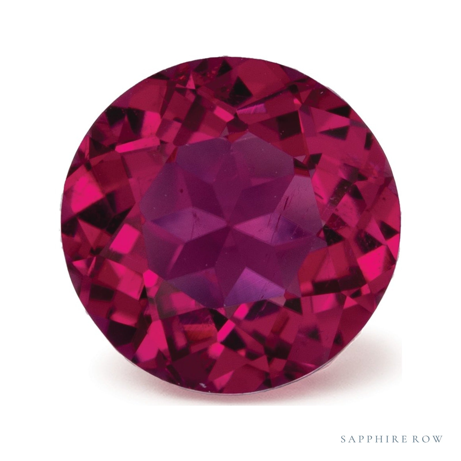 1.80 ct natural pink tourmaline from Nigeria, round cut | Sapphire Row · cut4