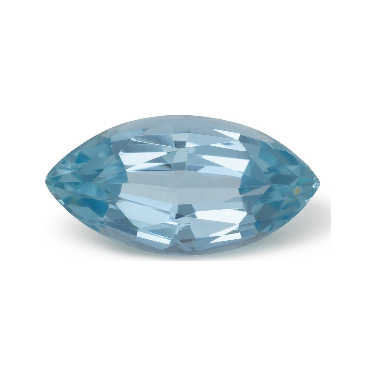 1.78 ct natural blue aquamarine from Brazil, marquise cut | Sapphire Row · cut7