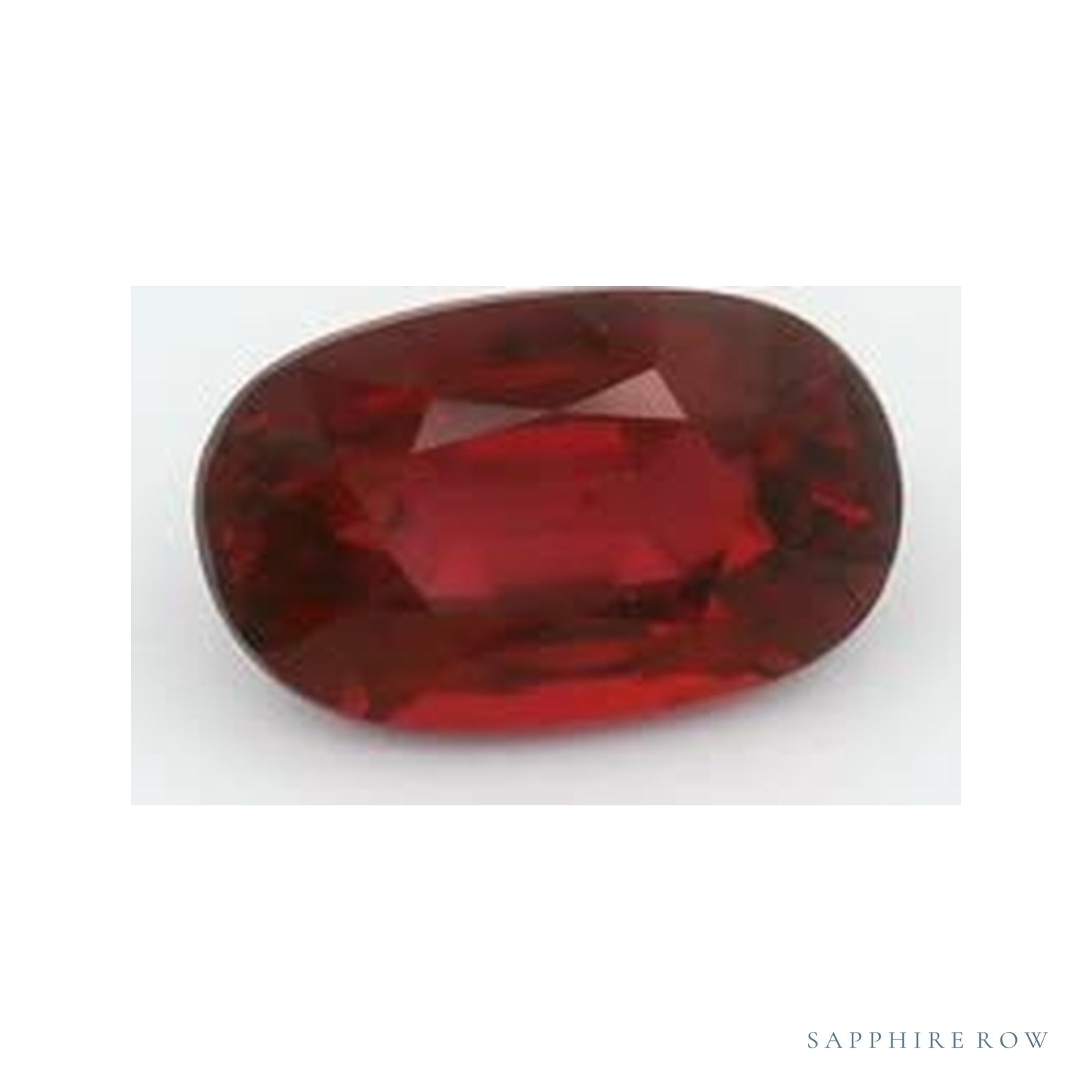 1.76 ct natural red ruby from Mozambique, antique cushion cut | Sapphire Row · cut4