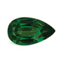 1.75 ct natural green tourmaline from Tanzania, pear cut | Sapphire Row · cut7