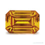 1.75 ct natural yellow sapphire from Sri Lanka, emerald cut | Sapphire Row · cut7