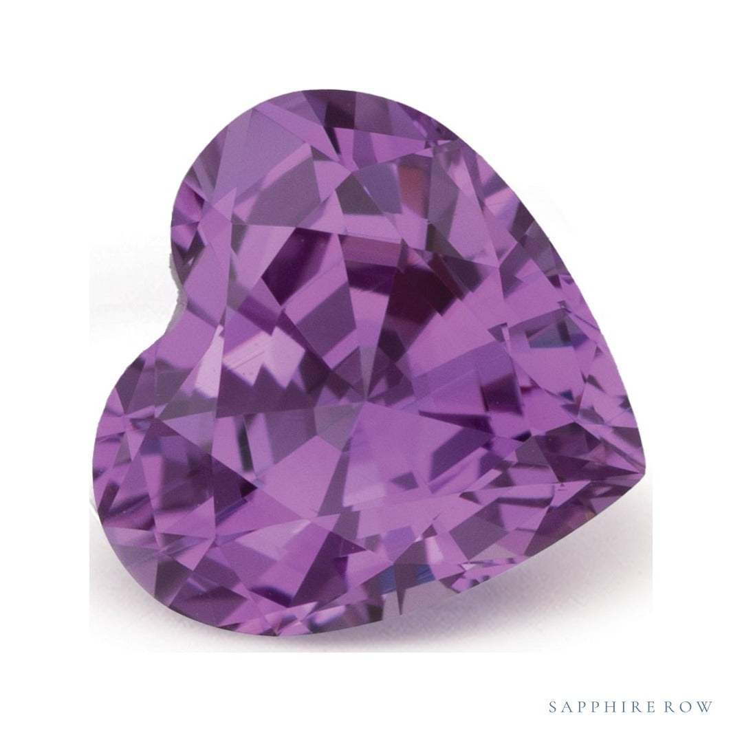 1.74 ct natural pink sapphire from Madagascar, heart cut | Sapphire Row · cut7