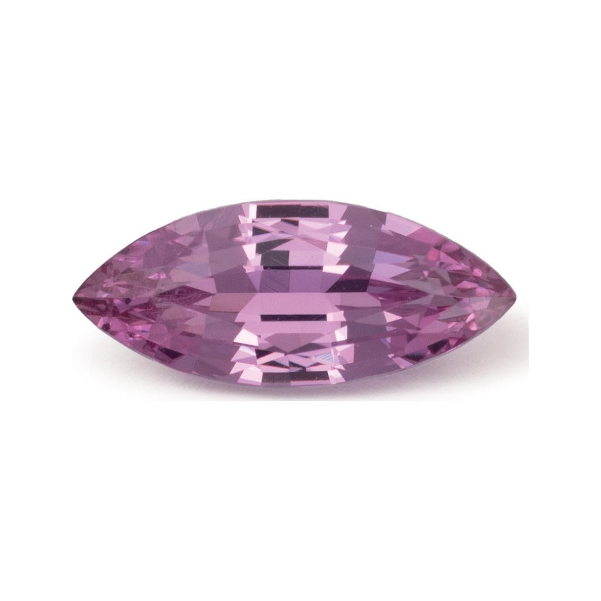 1.73 ct natural pink sapphire from Sri Lanka, marquise cut | Sapphire Row · cut7