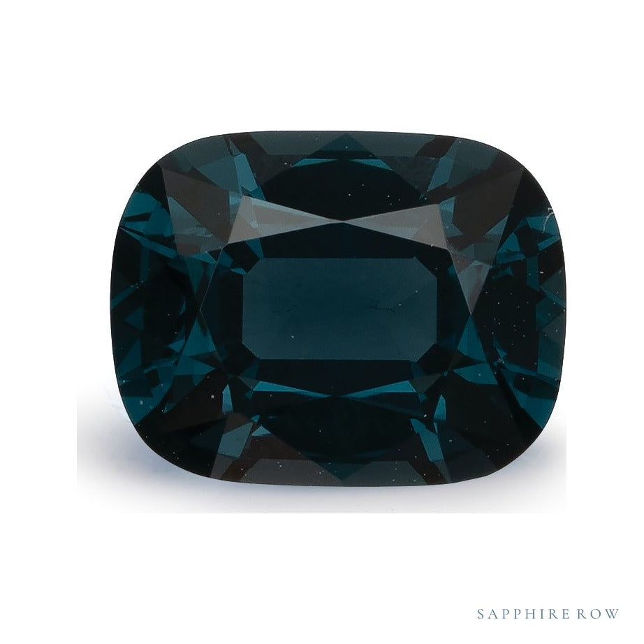 1.72 ct natural blue spinel from Tanzania, antique cushion cut | Sapphire Row · cut7