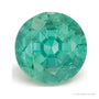 1.71 ct natural green emerald from Zambia, round cut | Sapphire Row · cut7