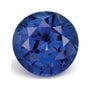 1.70 ct natural blue sapphire from Thailand, round cut | Sapphire Row · cut7