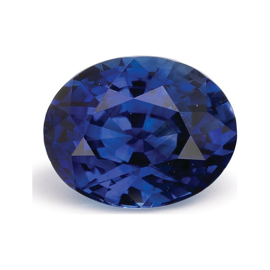 1.69 ct natural blue sapphire from Sri Lanka, oval cut | Sapphire Row · cut7