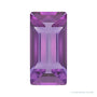 4x2 mm natural purple amethyst, straight baguette cut | Sapphire Row · cut4