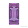 4x2 mm natural purple amethyst, straight baguette cut | Sapphire Row · cut7