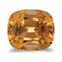 1.69 ct natural orange topaz from Brazil, antique cushion cut | Sapphire Row · cut7