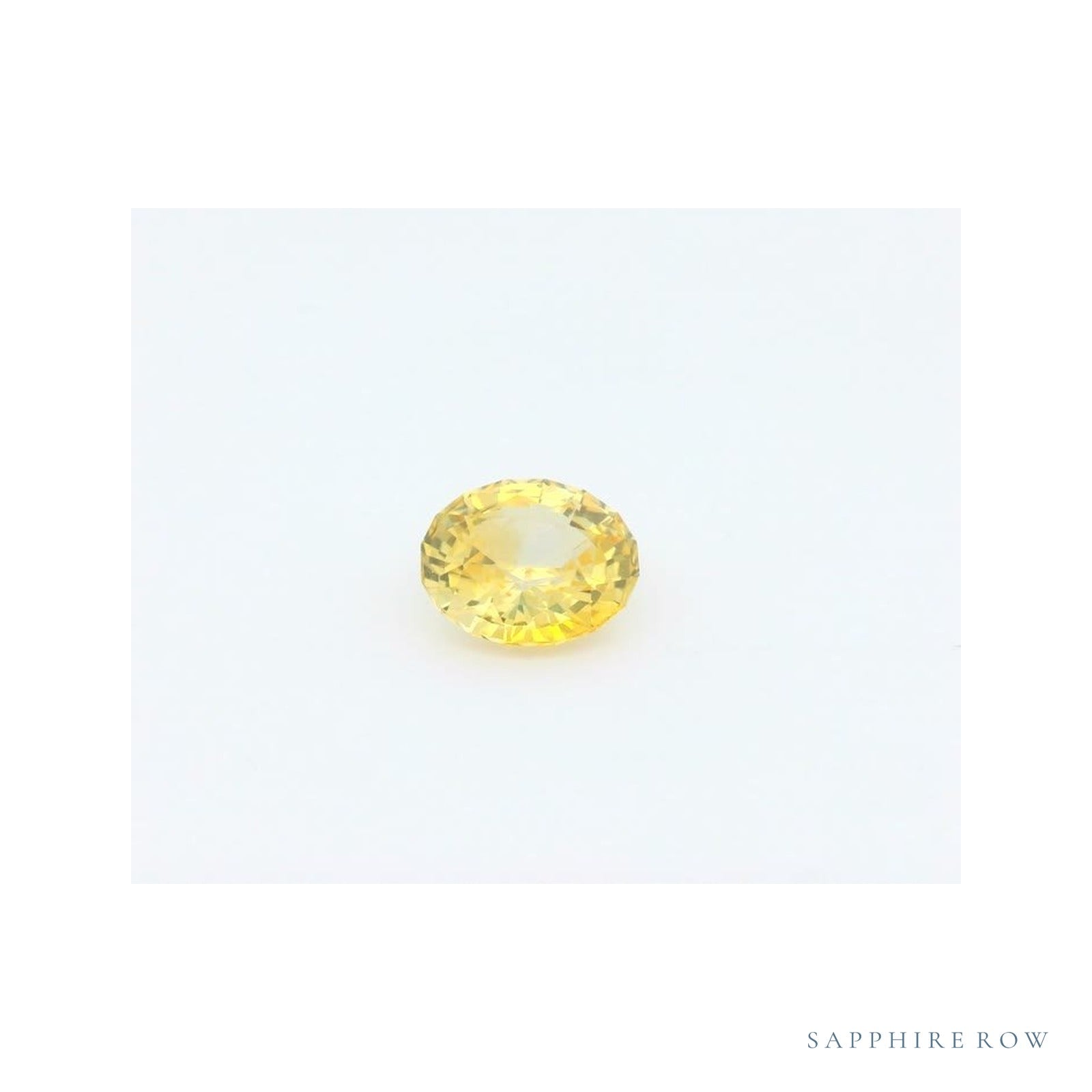 1.70 ct natural yellow sapphire from Sri Lanka, round cut | Sapphire Row · cut4