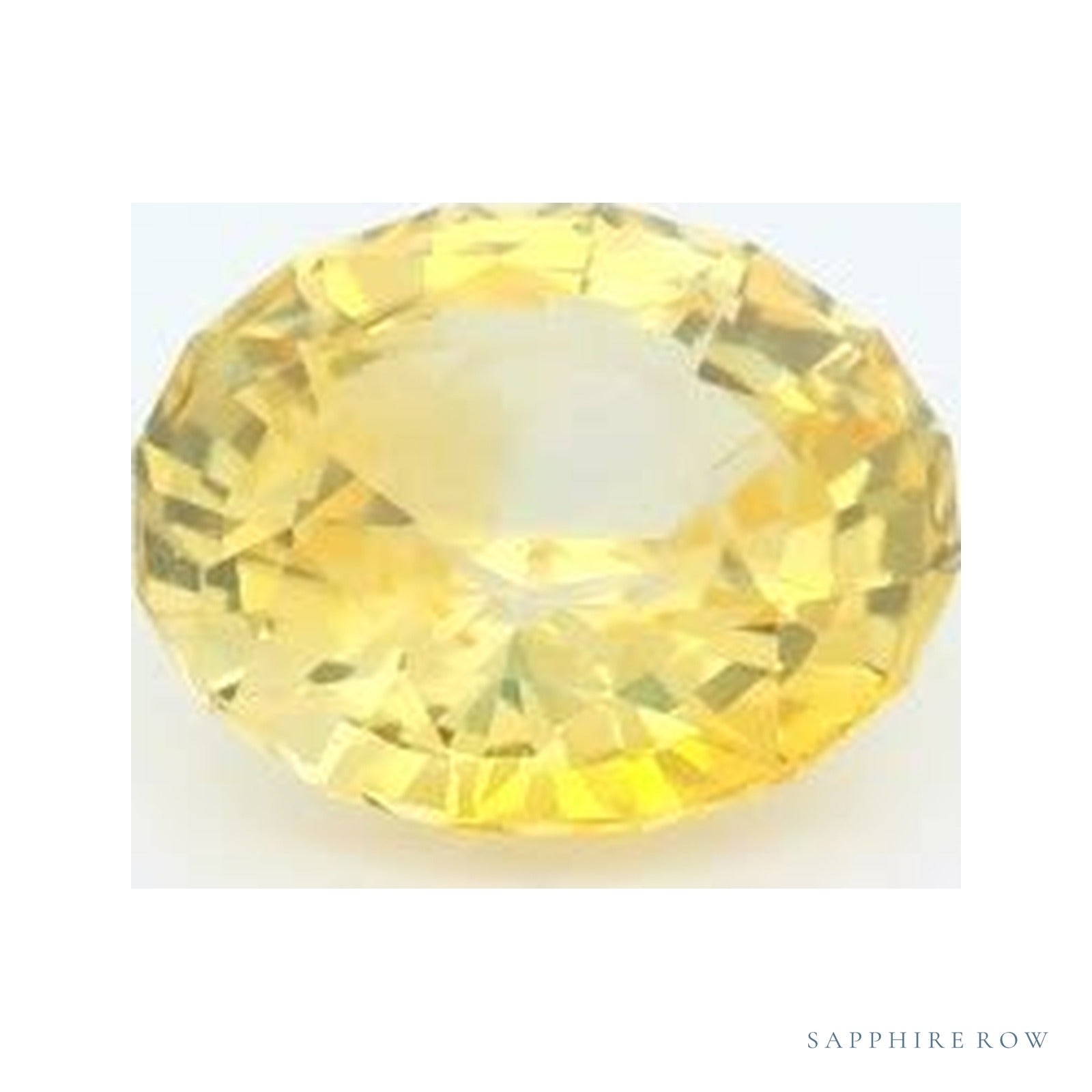 1.70 ct natural yellow sapphire from Sri Lanka, round cut | Sapphire Row · cut4
