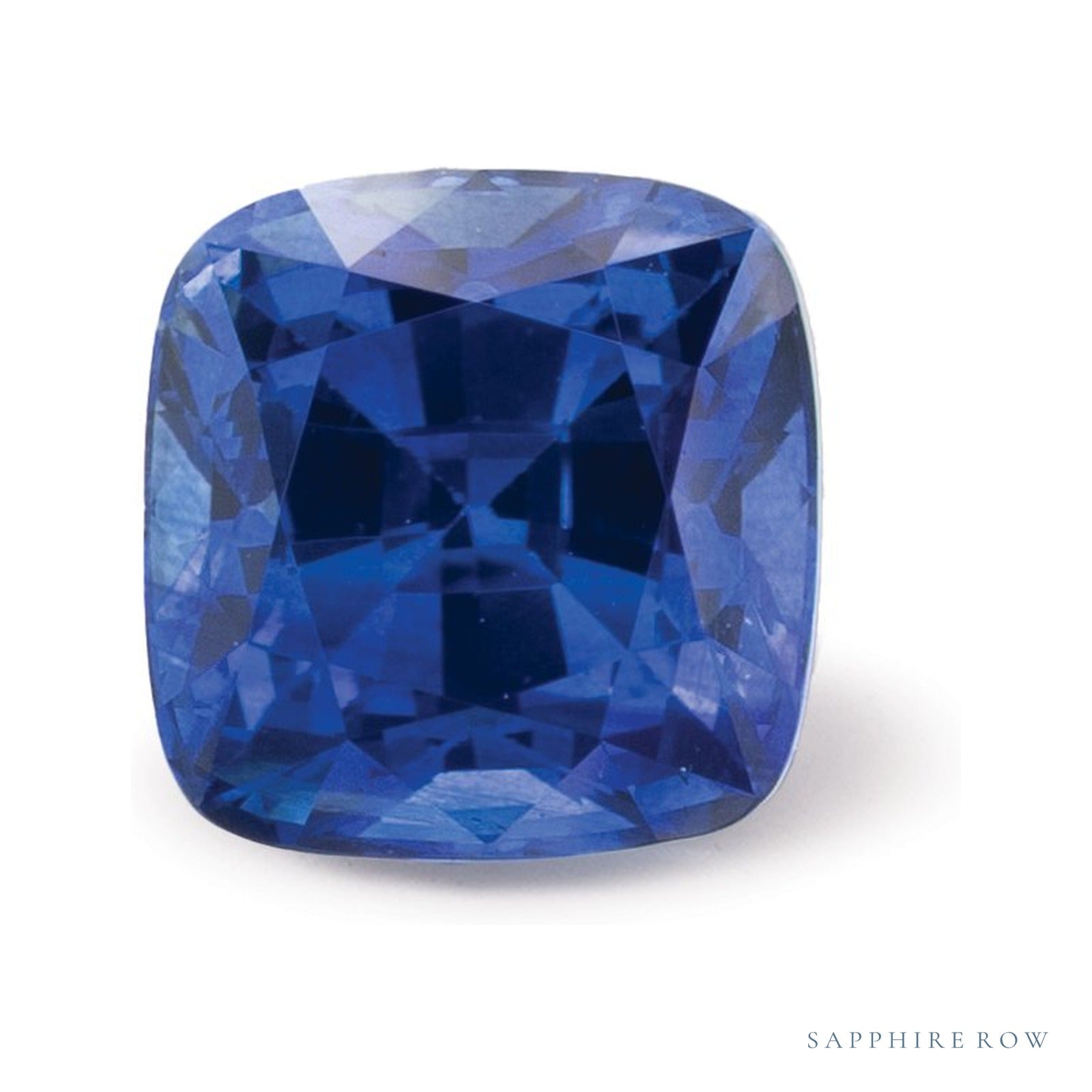 1.66 ct natural blue sapphire from Sri Lanka, cushion cut | Sapphire Row · cut4