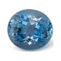 1.65 ct natural blue aquamarine from Mozambique, oval cut | Sapphire Row · cut7