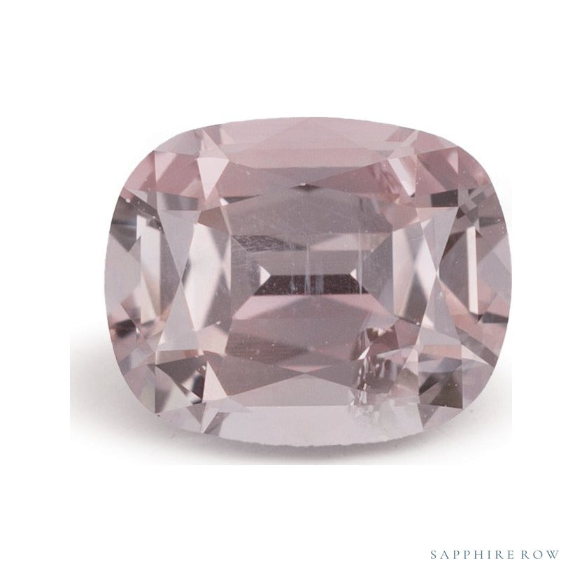 1.65 ct natural pink sapphire from United States, antique cushion cut | Sapphire Row · cut6