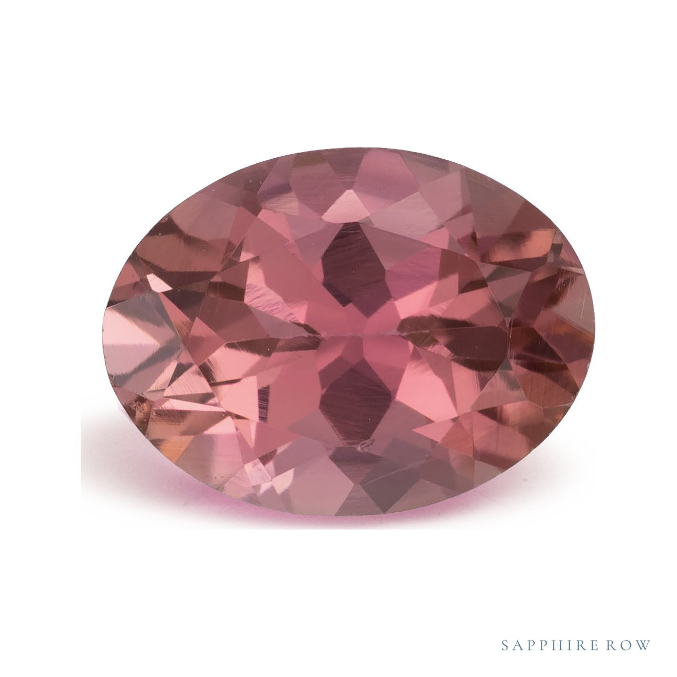 1.62 ct natural pink tourmaline from Madagascar, oval cut | Sapphire Row · cut4 · cut5