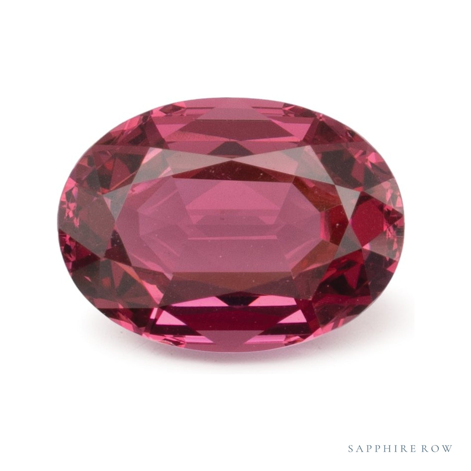 1.60 ct natural red spinel from Tanzania, oval cut | Sapphire Row · cut4