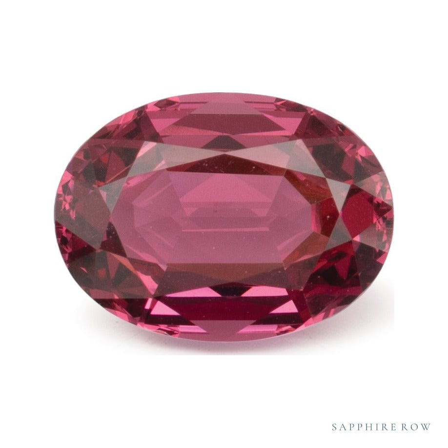1.60 ct natural red spinel from Tanzania, oval cut | Sapphire Row · cut7
