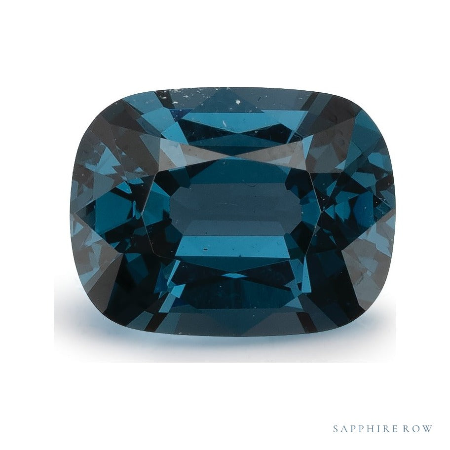 1.58 ct natural blue spinel from Tanzania, antique cushion cut | Sapphire Row · cut6