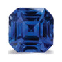 1.58 ct natural blue sapphire from Sri Lanka, asscher cut | Sapphire Row · cut7