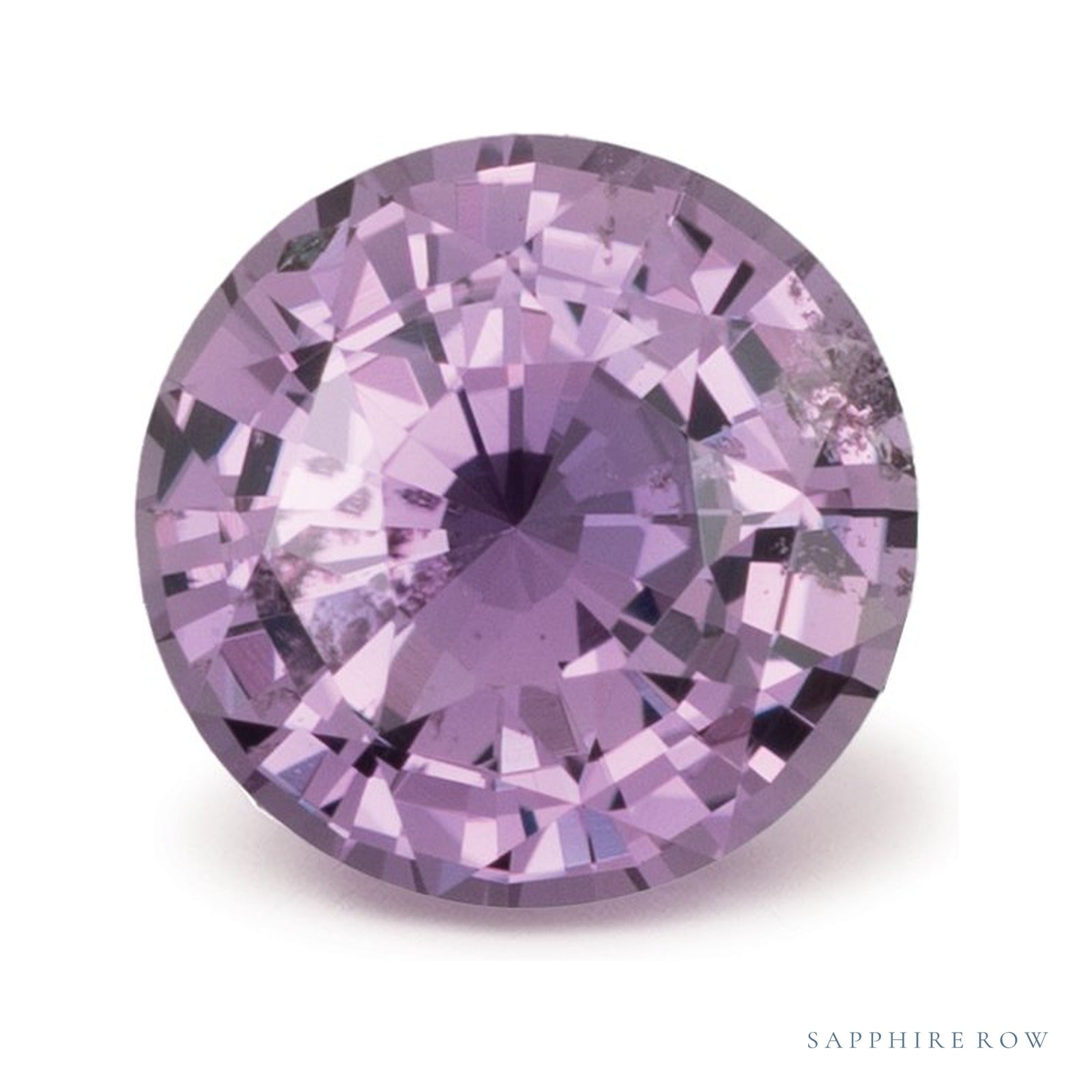 1.56 ct natural purple sapphire from Sri Lanka, round cut | Sapphire Row · cut4