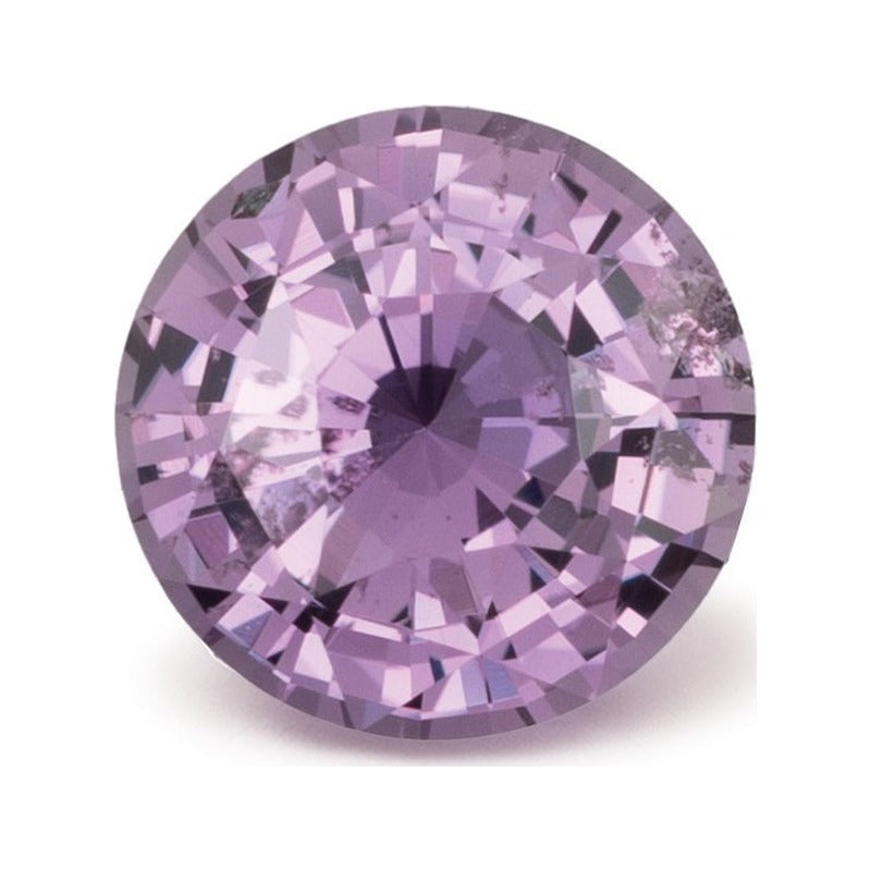 1.56 ct natural purple sapphire from Sri Lanka, round cut | Sapphire Row · cut7