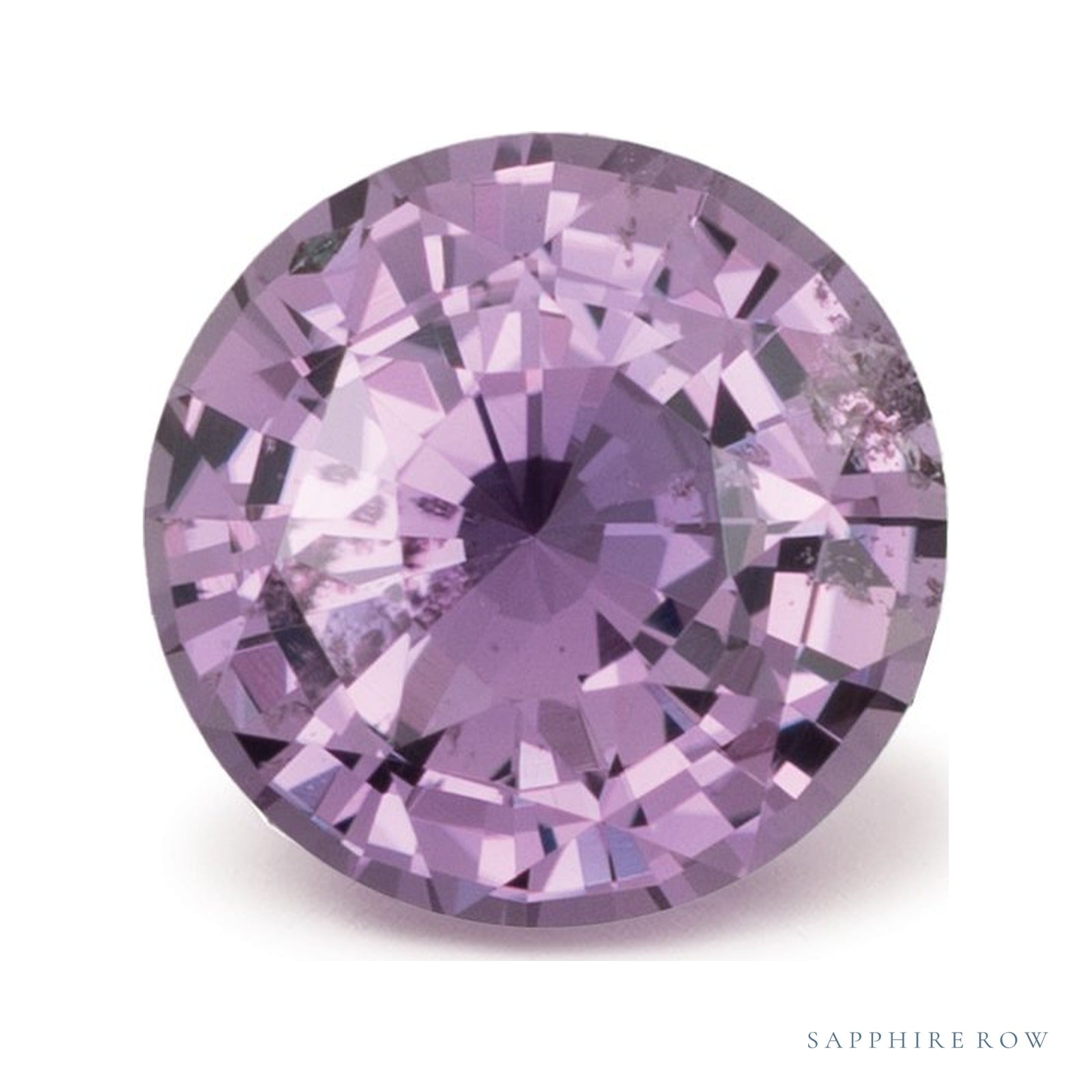 1.56 ct natural purple sapphire from Sri Lanka, round cut | Sapphire Row · cut4