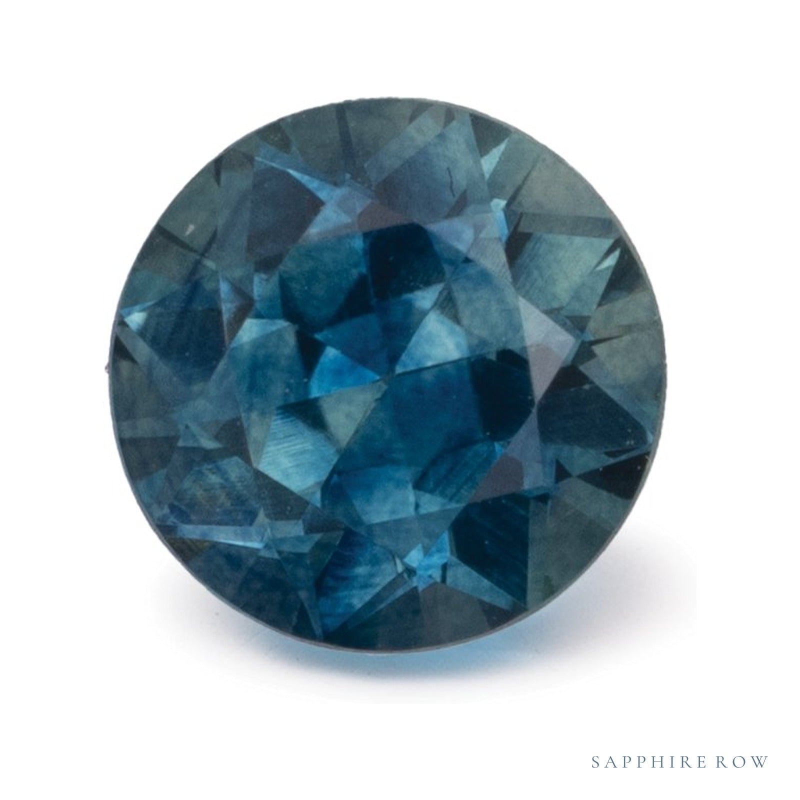 1.56 ct natural blue sapphire from United States, round cut | Sapphire Row · cut4