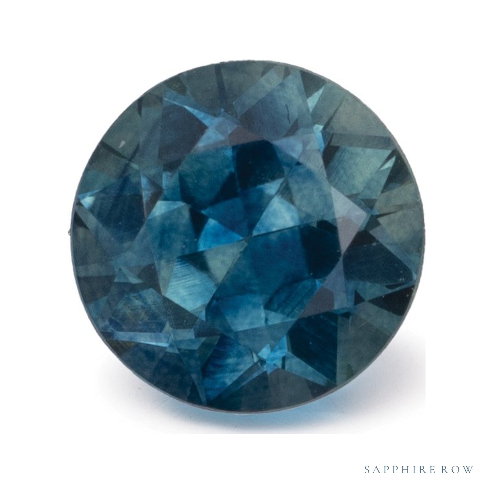 1.56 ct natural blue sapphire from United States, round cut | Sapphire Row · cut4