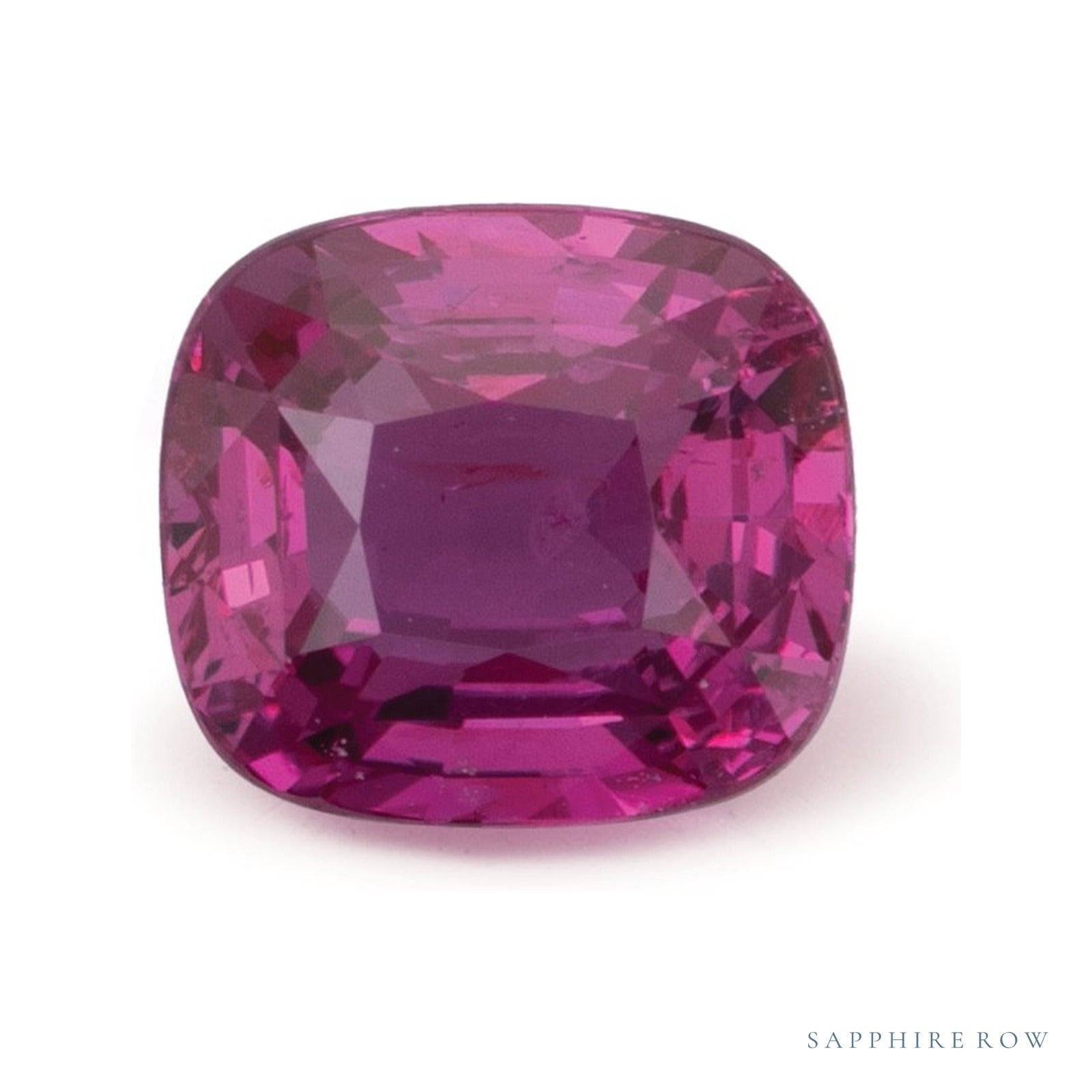 1.55 ct natural pink sapphire from Sri Lanka, antique cushion cut | Sapphire Row · cut4