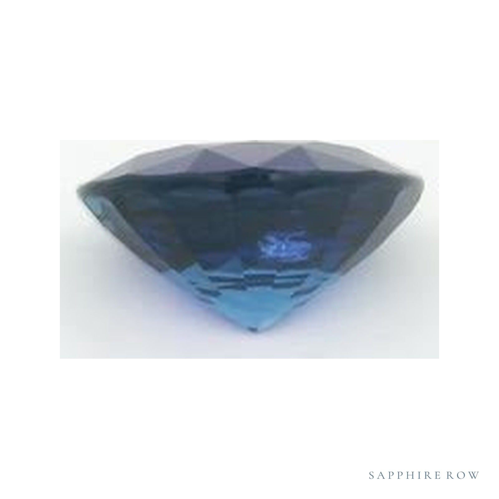 1.55 ct natural blue sapphire from Sri Lanka, round cut | Sapphire Row · cut4