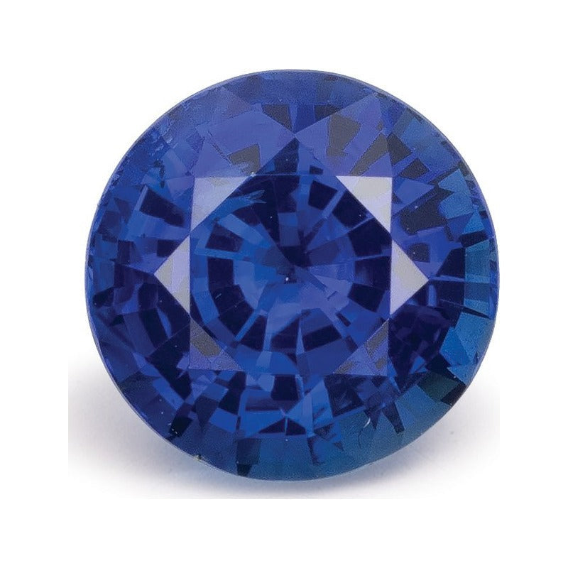 1.55 ct natural blue sapphire from Sri Lanka, round cut | Sapphire Row · cut7