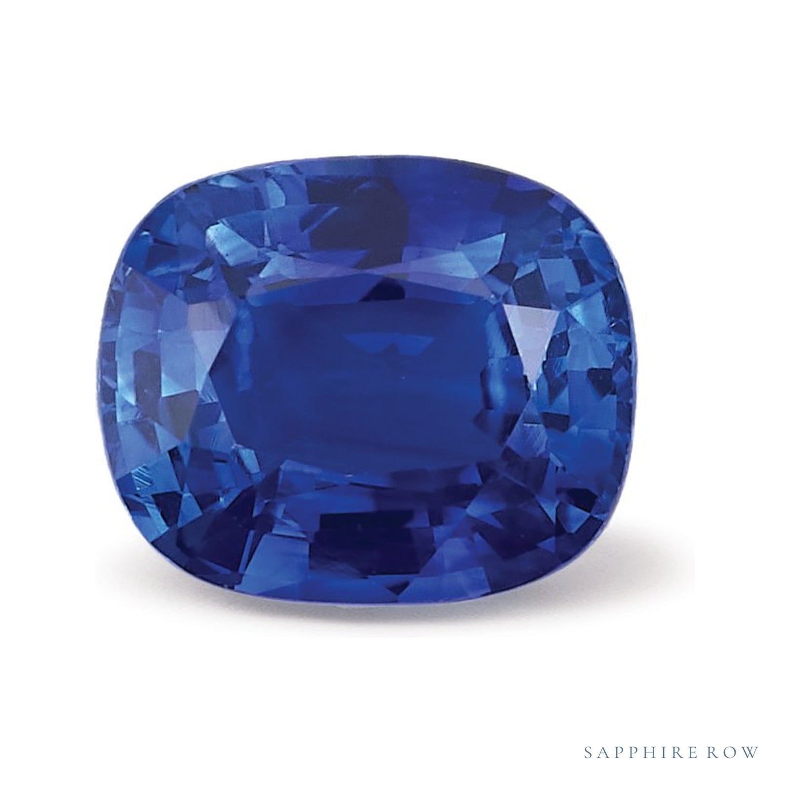 1.54 ct natural blue sapphire from Sri Lanka, antique cushion cut | Sapphire Row · cut4