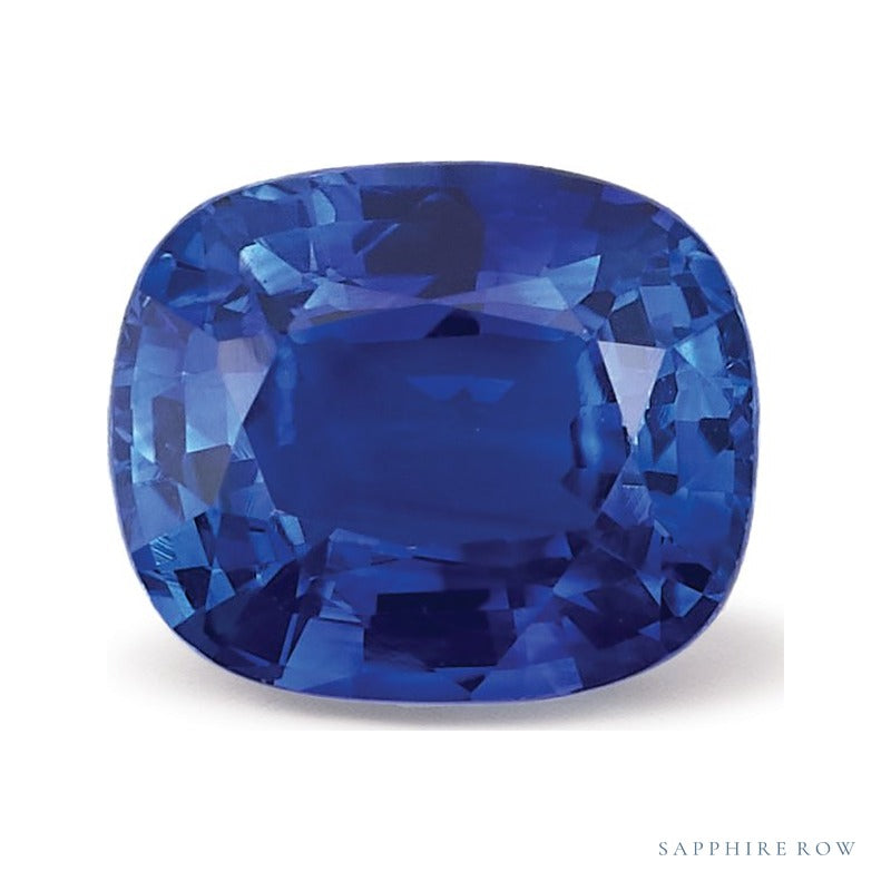 1.54 ct natural blue sapphire from Sri Lanka, antique cushion cut | Sapphire Row · cut6