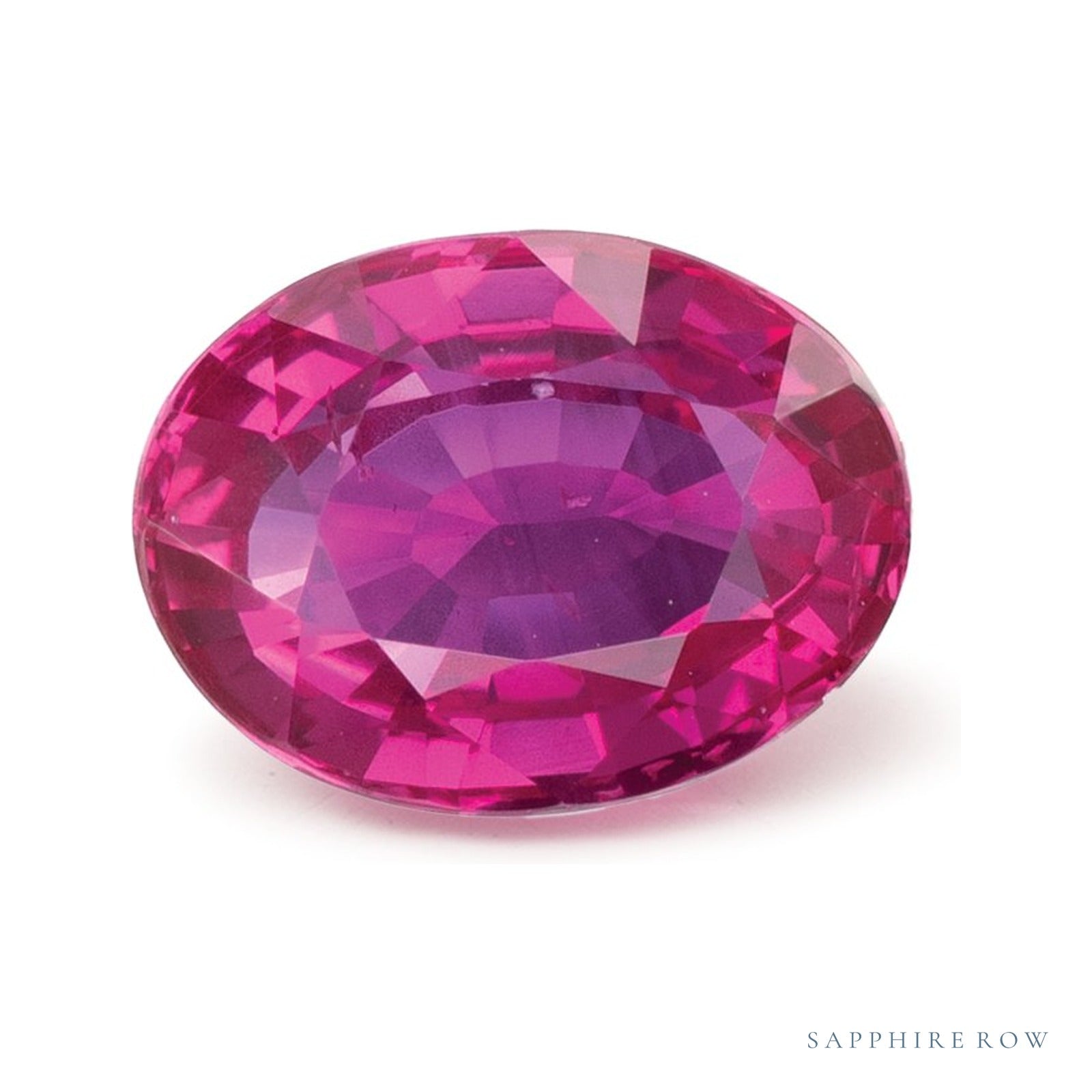 1.54 ct natural red ruby from Mozambique, oval cut | Sapphire Row · cut4