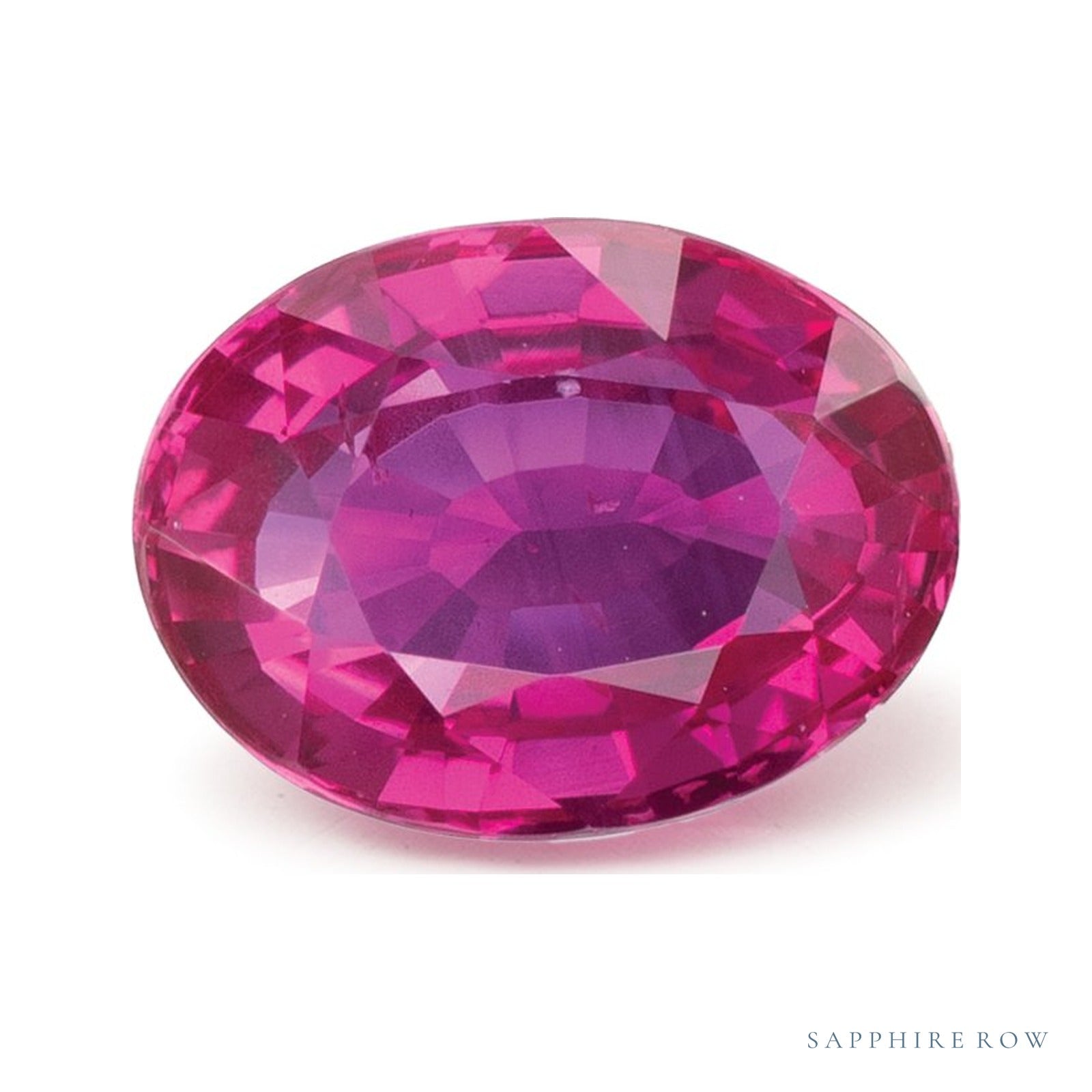 1.54 ct natural red ruby from Mozambique, oval cut | Sapphire Row · cut4