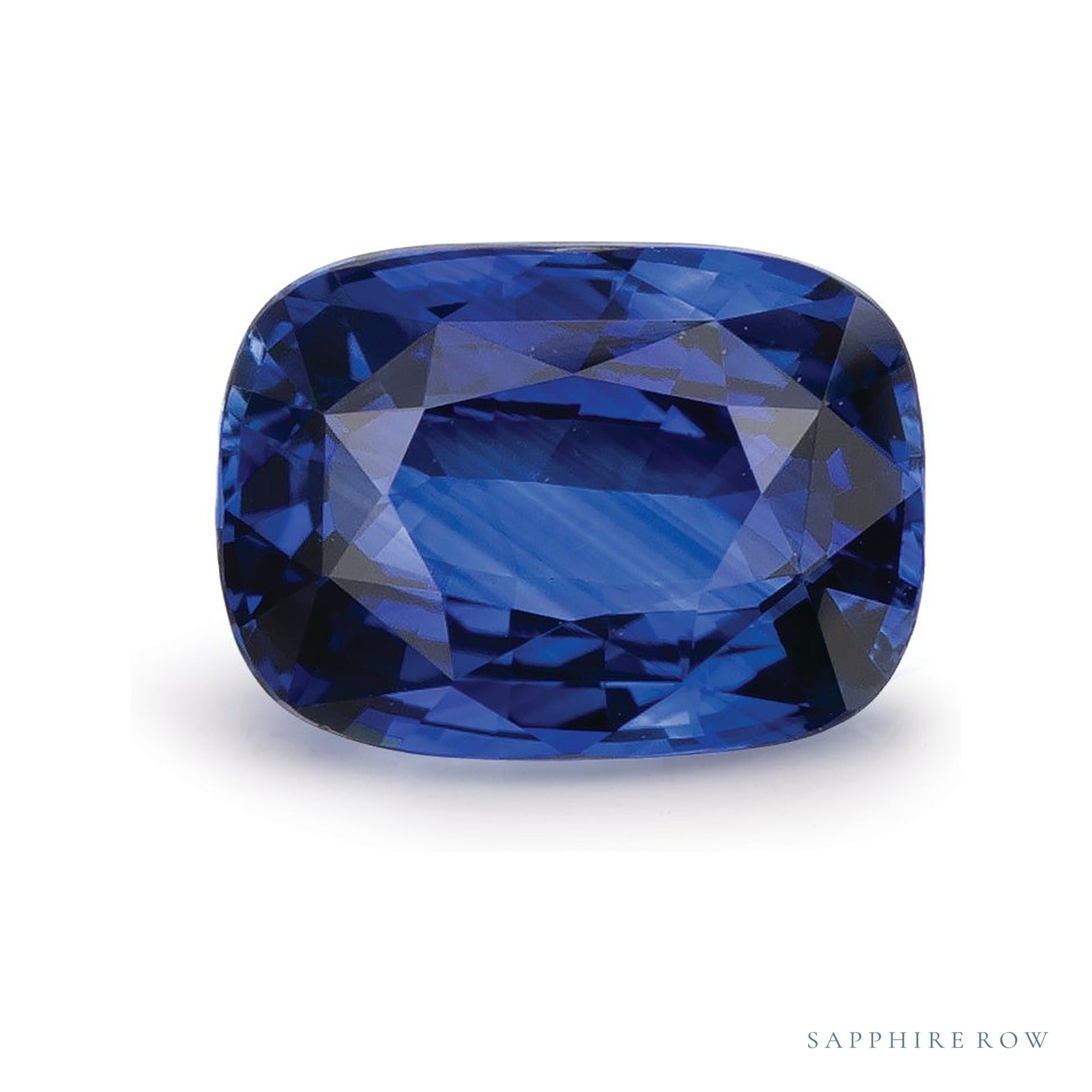 1.54 ct natural blue sapphire from Sri Lanka, antique cushion cut | Sapphire Row · cut4