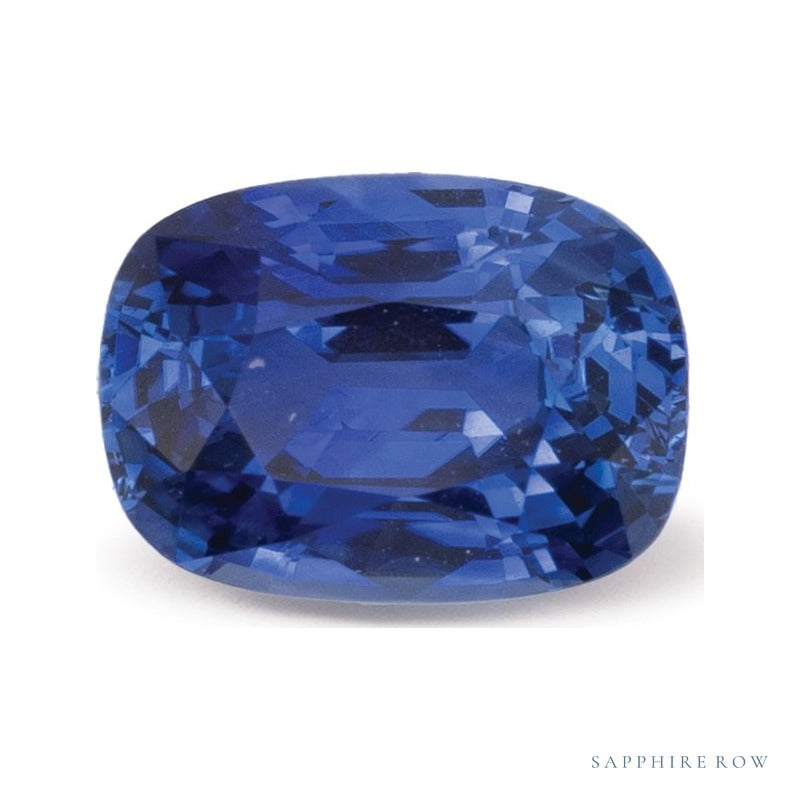 1.53 ct natural blue sapphire from Sri Lanka, antique cushion cut | Sapphire Row · cut6
