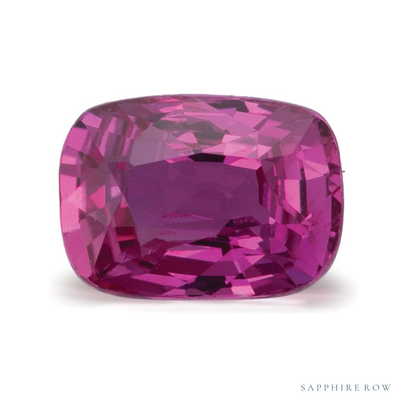 1.53 ct natural pink sapphire from Sri Lanka, antique cushion cut | Sapphire Row · cut4