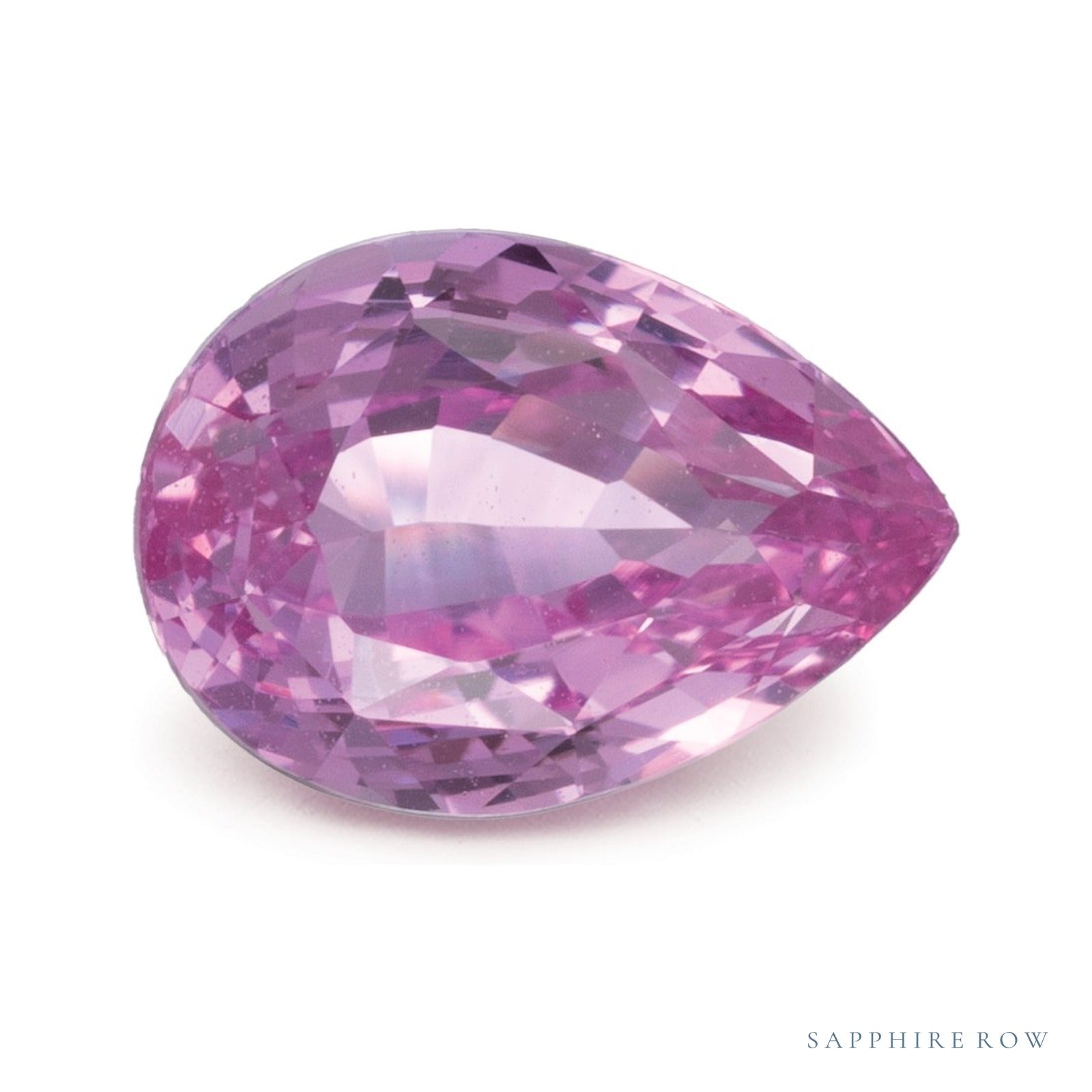 1.52 ct natural pink sapphire from Sri Lanka, pear cut | Sapphire Row · cut4