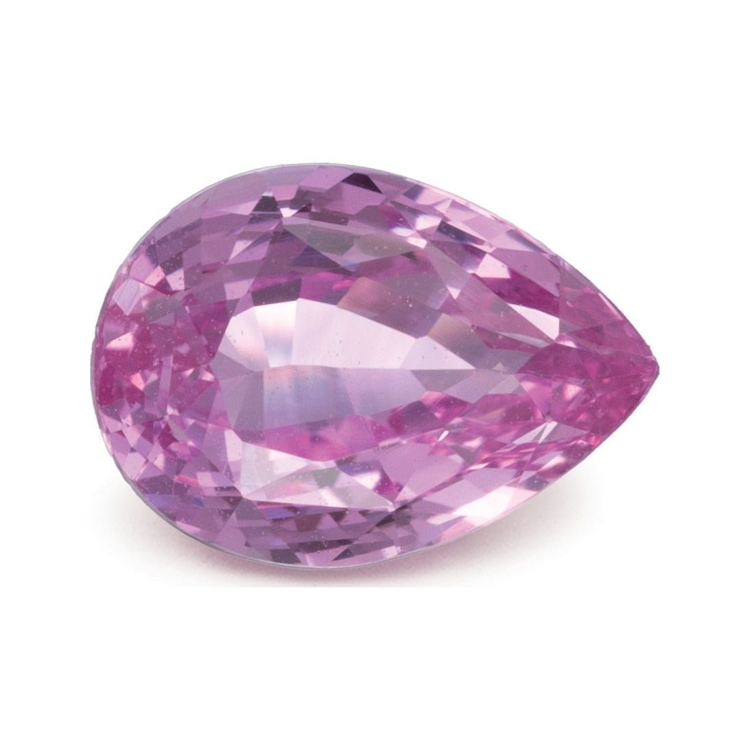 1.52 ct natural pink sapphire from Sri Lanka, pear cut | Sapphire Row · cut7