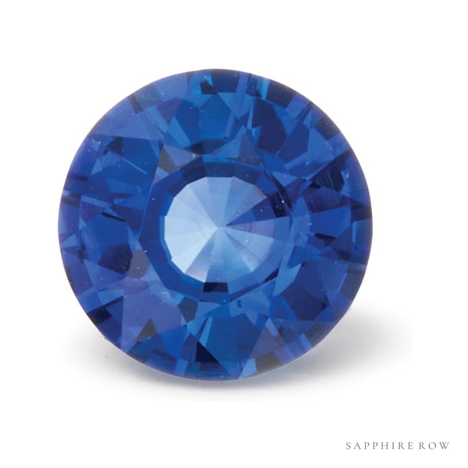 1.51 ct natural blue sapphire from Sri Lanka, round cut | Sapphire Row · cut4