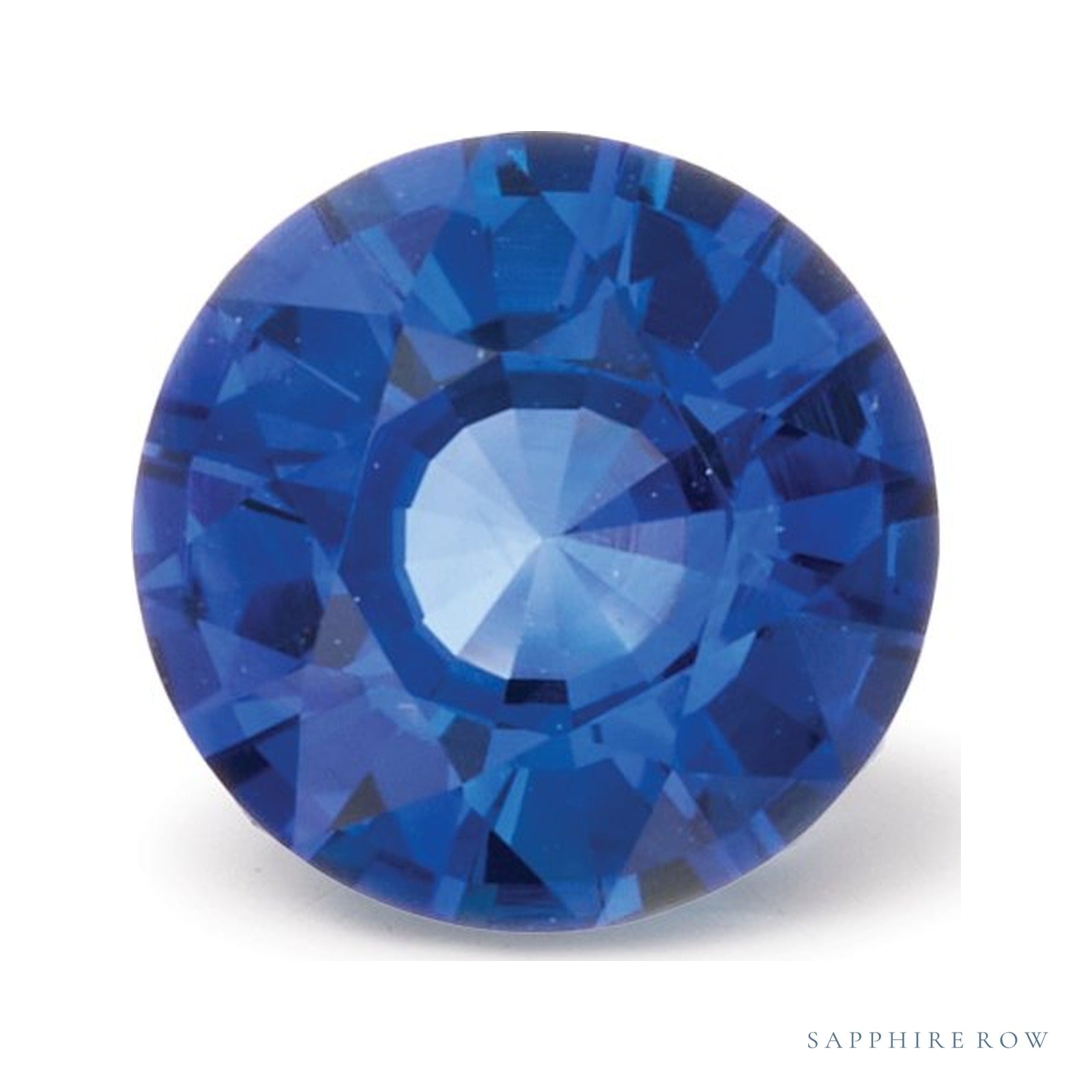 1.51 ct natural blue sapphire from Sri Lanka, round cut | Sapphire Row · cut4