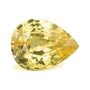 1.50 ct natural yellow sapphire from Sri Lanka, pear cut | Sapphire Row · cut7