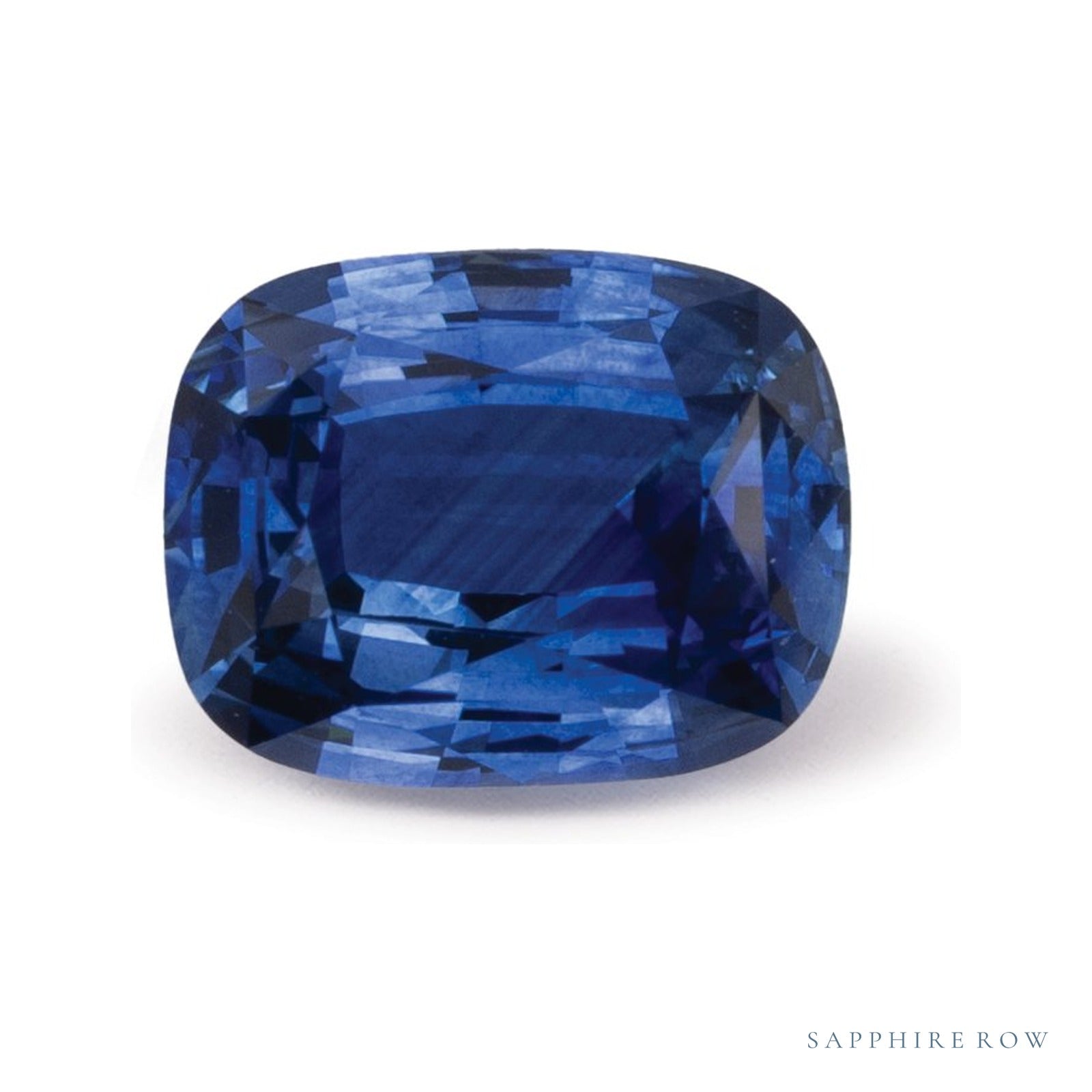 1.47 ct natural blue sapphire from Sri Lanka, antique cushion cut | Sapphire Row · cut4