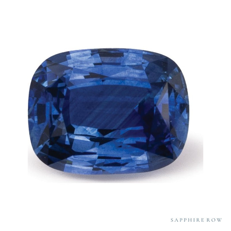 1.47 ct natural blue sapphire from Sri Lanka, antique cushion cut | Sapphire Row · cut6