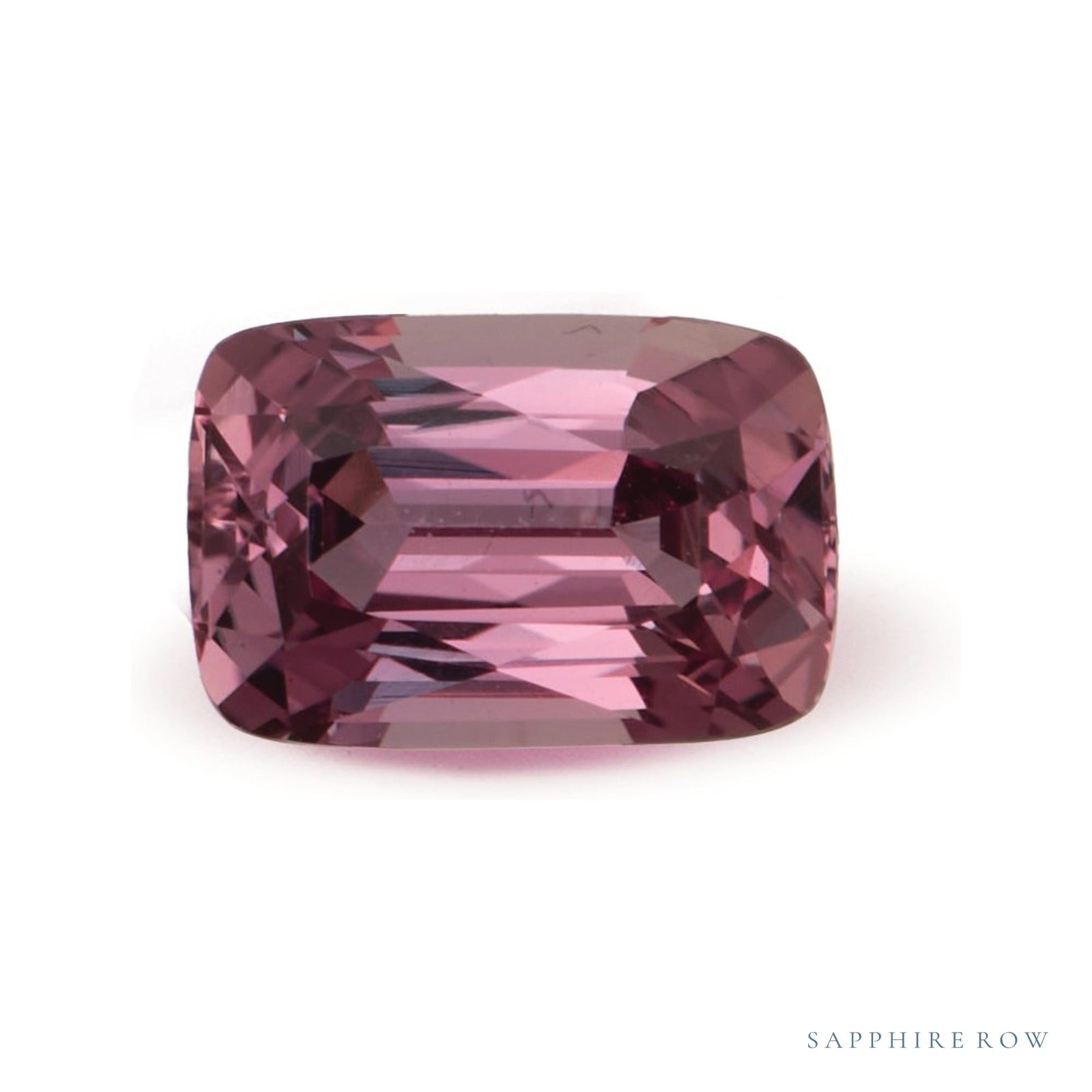 1.47 ct natural peach sapphire from Madagascar, antique cushion cut | Sapphire Row · cut4